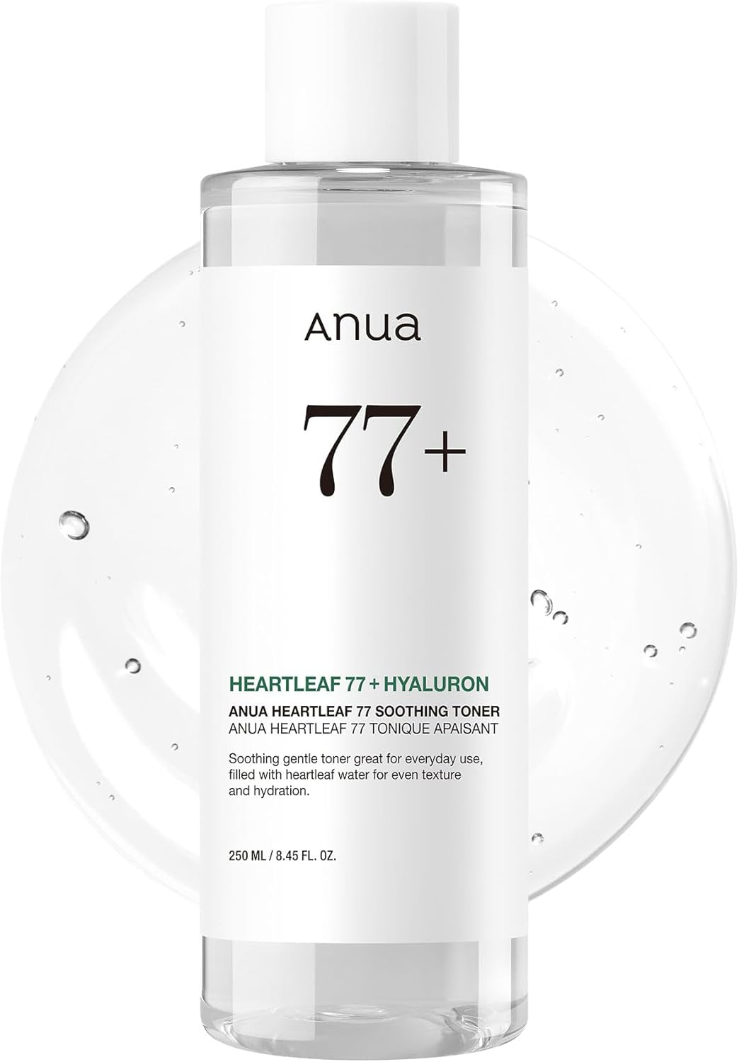 Heartleaf 77 Soothing Toner I Ph 5.5 Trouble Care, Calming Skin, Refreshing, Hydrating, Purifying, Cruelty Free, Vegan,(250Ml / 8.45 Fl.Oz.)