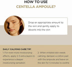 Madagascar Centella Asiatica Ampoule Facial Serum 1.85 Fl.Oz, 55Ml, Soothes Acne Prone and Sensitive Skin